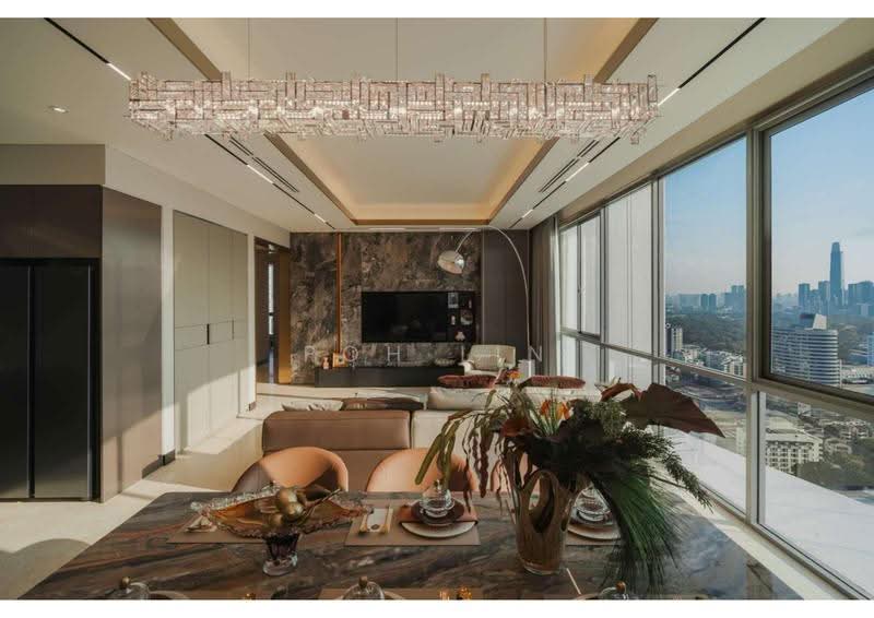 Kondominium untuk Dijual di Capella Embassy (D'Rapport Residences) - Poh Lin - Living Room - PropertyGuru.com.my