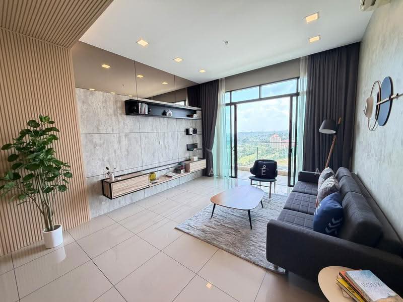 Service Residence for Sale at Conezion Residences - Yantie Qaleesya - Living Room - PropertyGuru.com.my