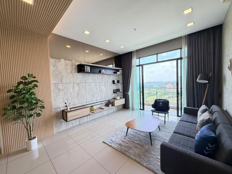Service Residence for Sale at Conezion Residences - Yantie Qaleesya - Living Room - PropertyGuru.com.my