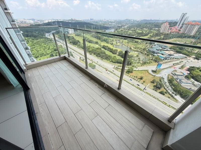 Service Residence for Sale at Conezion Residences - Yantie Qaleesya - Balcony - PropertyGuru.com.my