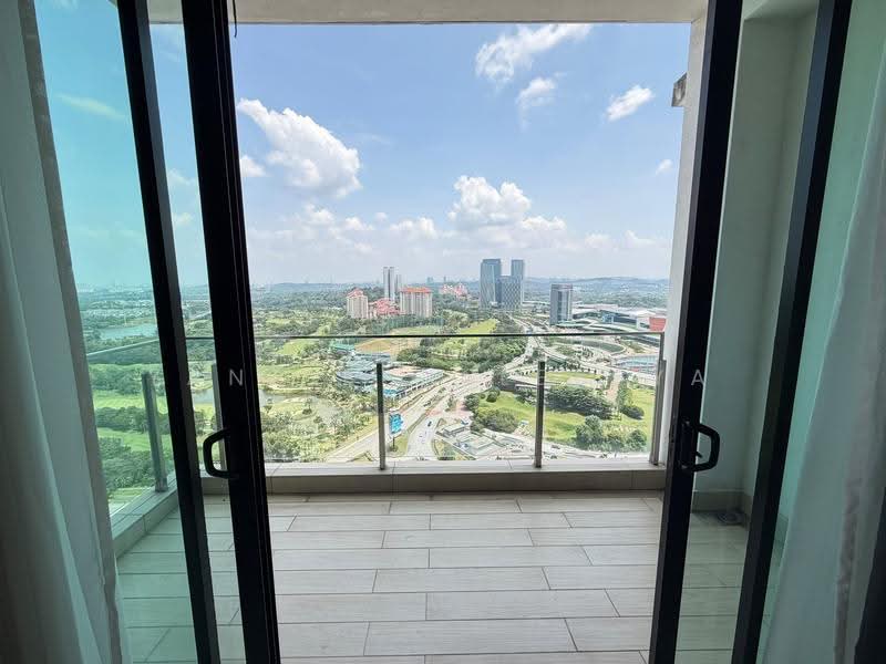 Service Residence for Sale at Conezion Residences - Yantie Qaleesya - Balcony - PropertyGuru.com.my