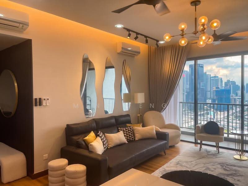 Kondominium untuk Disewa di One Cochrane Residence - Ming Feng - Living Room - PropertyGuru.com.my