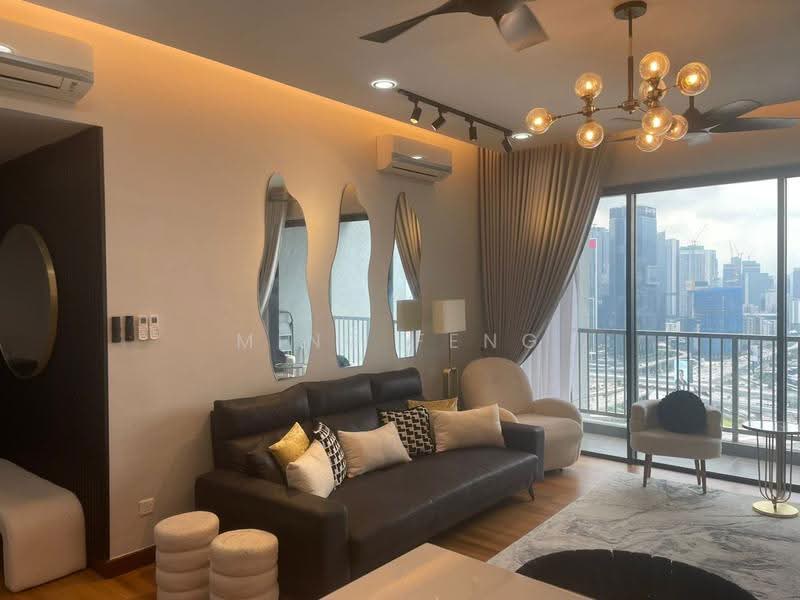 Kondominium untuk Disewa di One Cochrane Residence - Ming Feng - Living Room - PropertyGuru.com.my