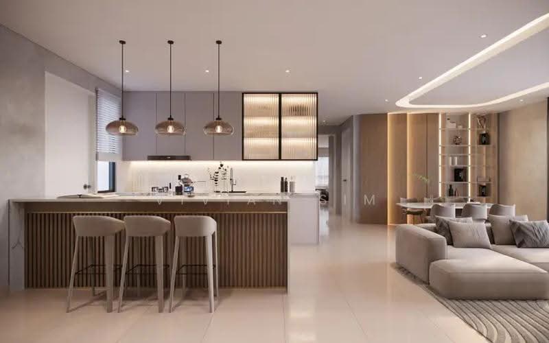 Kondominium untuk Dijual di Setia Sky Ville - Vivian Sim - Kitchen - PropertyGuru.com.my