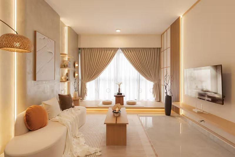 Service Residence for Sale at The Rosewoodz @ Bukit Jalil - Shanon Goh - Living Room - PropertyGuru.com.my
