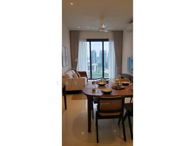 Service Residence for Sale at ViiA Residences - Ray Chong - Dining + Living Room - PropertyGuru.com.my