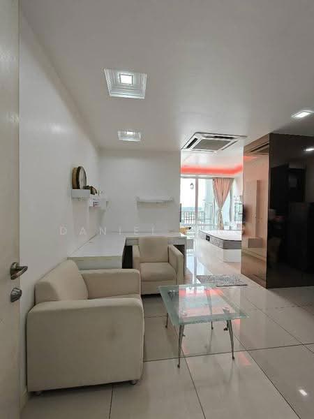 Service Residence for Rent at Greenfield Regency - Daniel Ling - Living Room - PropertyGuru.com.my