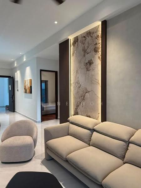 Kondominium untuk Disewa di Codrington Residence - Irene Goh - Living Room - PropertyGuru.com.my