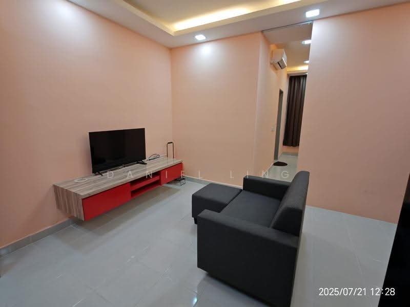 Service Residence for Rent at Greenfield Regency - Daniel Ling - Living Room - PropertyGuru.com.my