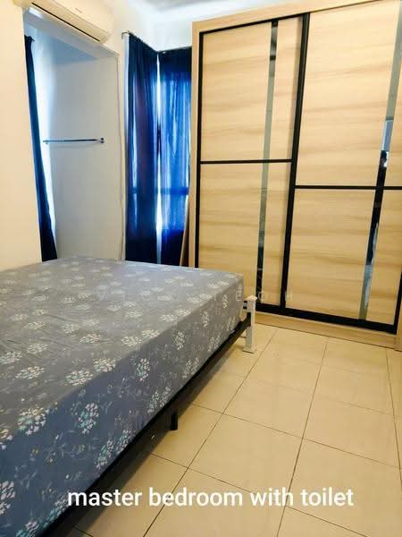 Pangsapuri untuk Disewa di Damai Vista Apartment - Vick Teoh - Master Bedroom - PropertyGuru.com.my