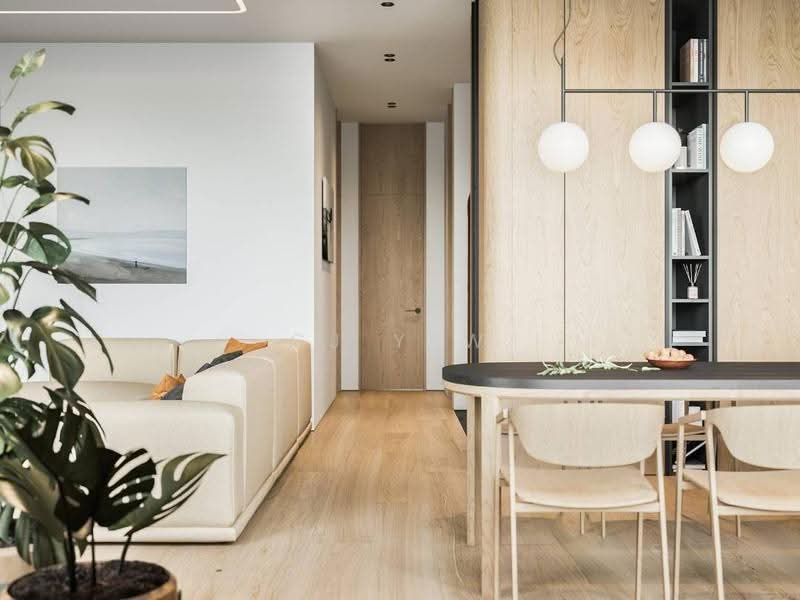 Service Residence for Sale at Aricia Residences - CJ Yew - Living Room - PropertyGuru.com.my