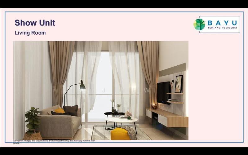 Kondominium untuk Dijual di Bayu Temiang Residensi - CJ Yew - Living Room - PropertyGuru.com.my