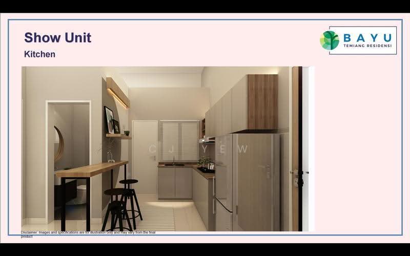 Kondominium untuk Dijual di Bayu Temiang Residensi - CJ Yew - Kitchen - PropertyGuru.com.my