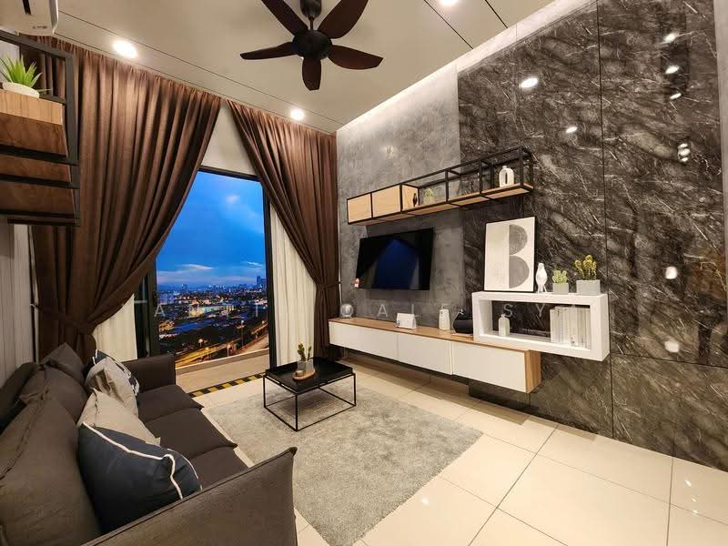 Service Residence for Sale at Parkland Residence - Yantie Qaleesya - Living Room - PropertyGuru.com.my