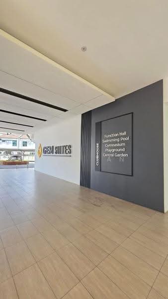 Service Residence for Rent at Gem Suites - Jeno Tan - Lobby - PropertyGuru.com.my