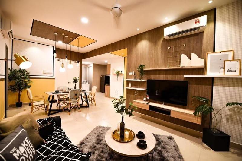 Service Residence for Rent at KL Gateway Premium Residences - Felis See - Living Room - PropertyGuru.com.my