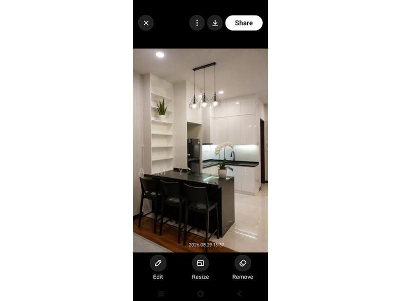 Condominium for Rent at Impression U-Thant - Amy Lee - Kitchen - PropertyGuru.com.my