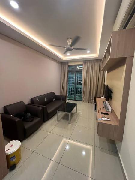 Service Residence for Sale at D'Secret Garden (Pangsapuri Kempas Indah) - Kevin Ho - Living Room - PropertyGuru.com.my