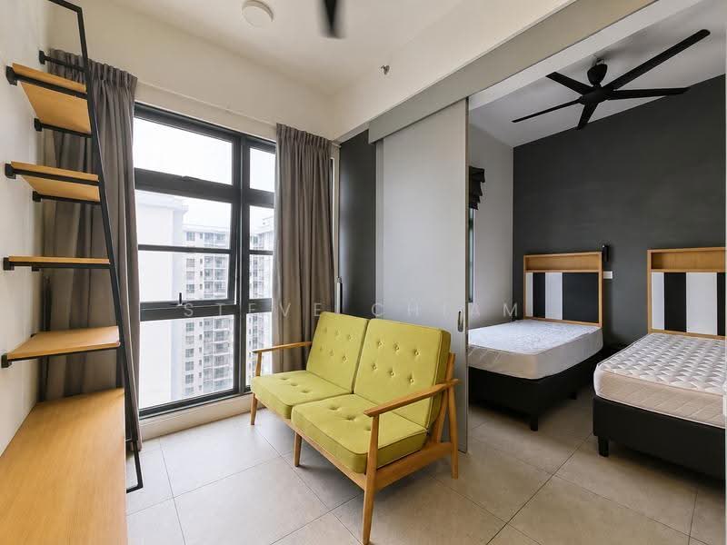 Kediaman Servis untuk Dijual di Union Suites - Steve Chiam - Living Room - PropertyGuru.com.my