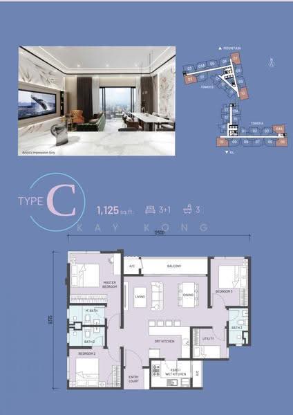 Kediaman Servis untuk Dijual di The Vesta Residences - Kay Kong - PropertyGuru.com.my