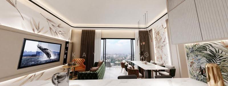 Kediaman Servis untuk Dijual di The Vesta Residences - Kay Kong - Living Room - PropertyGuru.com.my