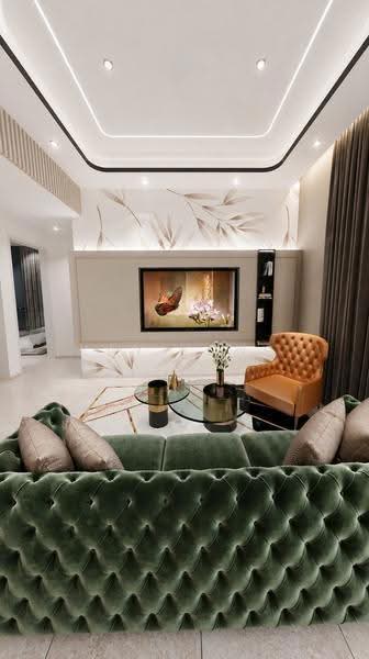 Kediaman Servis untuk Dijual di The Vesta Residences - Kay Kong - Living Room - PropertyGuru.com.my