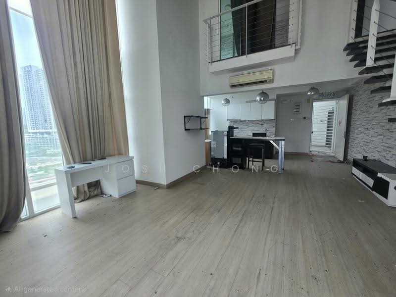 Kediaman Servis untuk Dijual di The Scott Garden SOHO - Josh Chong - Living Room - PropertyGuru.com.my