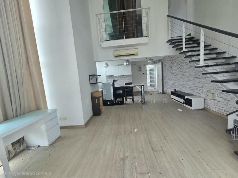 Kediaman Servis untuk Dijual di The Scott Garden SOHO - Josh Chong - Living Room - PropertyGuru.com.my