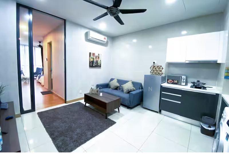 Kediaman Servis untuk Disewa di KL Gateway Residences - Eric Chin - Living Room - PropertyGuru.com.my