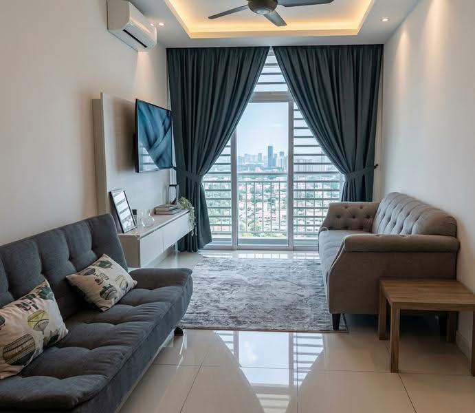 Apartment for Rent at Residensi Meru Raya (PR1MA @ Meru) - Qazin Khoo - Living Room - PropertyGuru.com.my