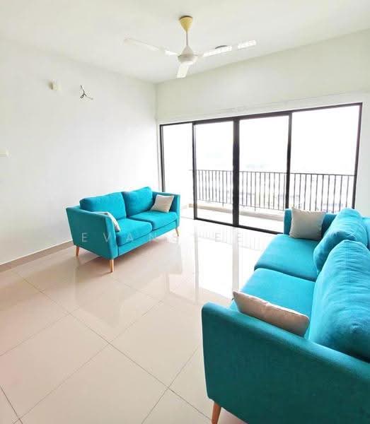 Service Residence for Rent at Sk One Residence - Evanslee . - Living Room - PropertyGuru.com.my