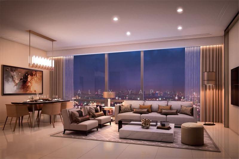 Service Residence for Sale at Pavilion Damansara Heights - Alex Yap - Living Room - PropertyGuru.com.my
