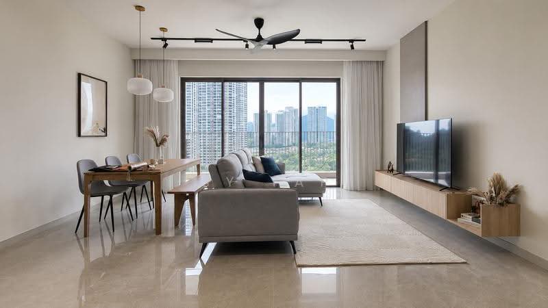 Condominium for Sale at Park Place - SY YAP - Living Room - PropertyGuru.com.my