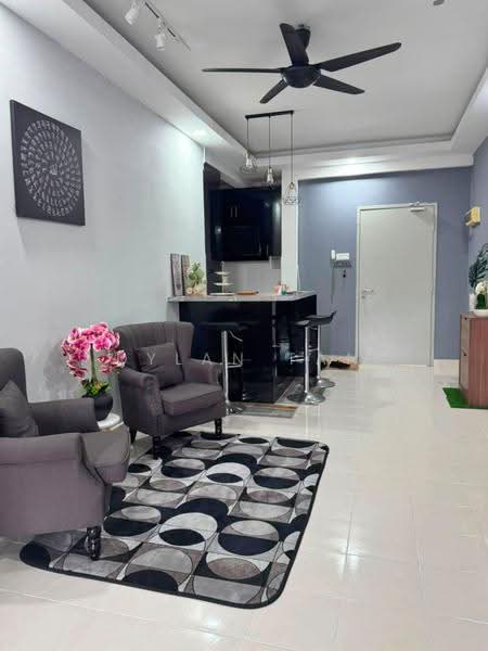 Apartment for Sale at Denai Nusantara Apartment - Dylan Tan - Living Room - PropertyGuru.com.my
