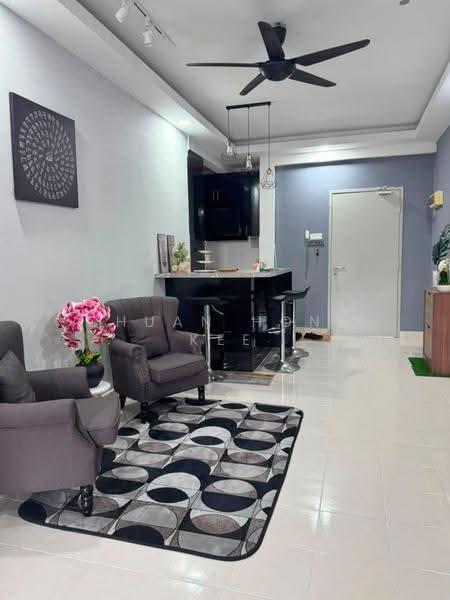 Apartment for Sale at Denai Nusantara Apartment - Chuan Hong Kee - Living Room - PropertyGuru.com.my