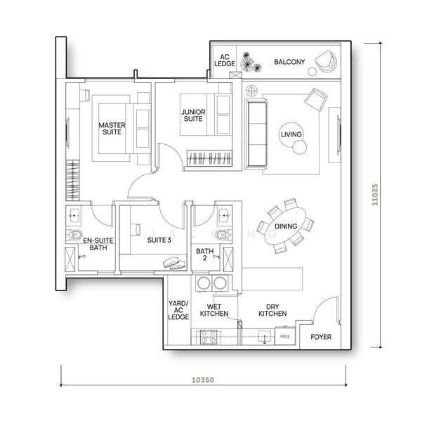 Kondominium untuk Disewa di Vertu Resort - Jack Ng - PropertyGuru.com.my