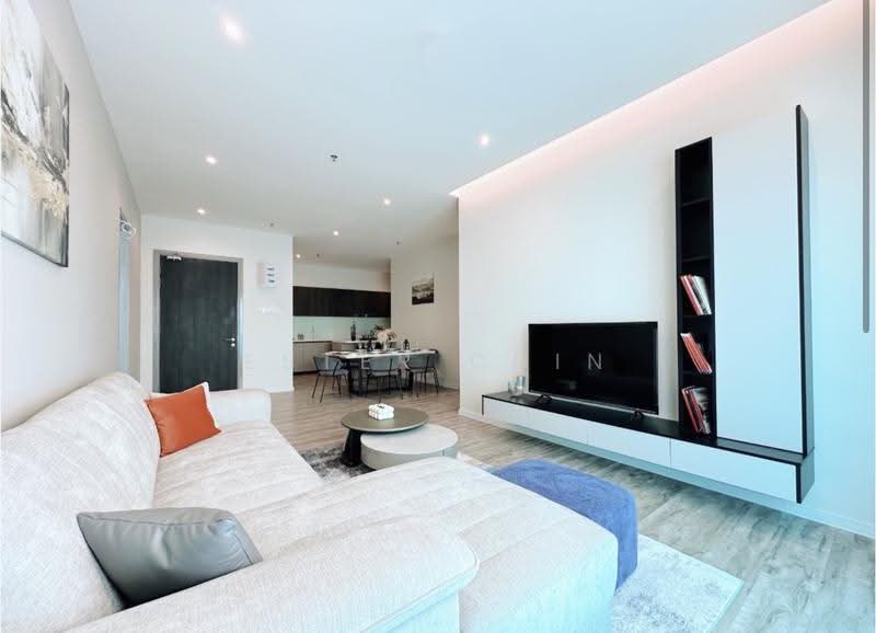 Service Residence for Sale at GeoElite Residences - Ester Chin - Living Room - PropertyGuru.com.my
