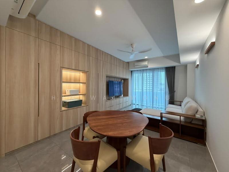 Kediaman Servis untuk Disewa di Ooak Suites @ Kiara 163 - Hin Wai Wong - Living Room - PropertyGuru.com.my