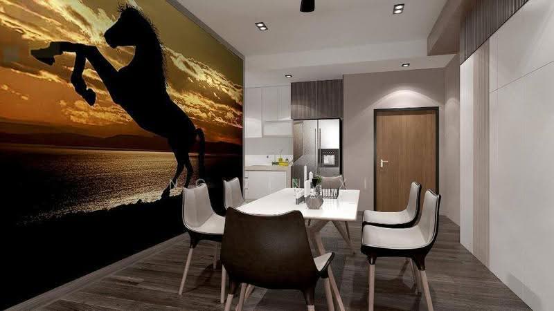Kediaman Servis untuk Dijual di The Platino Serviced Apartment - NG ZEN XI - Dining Room - PropertyGuru.com.my