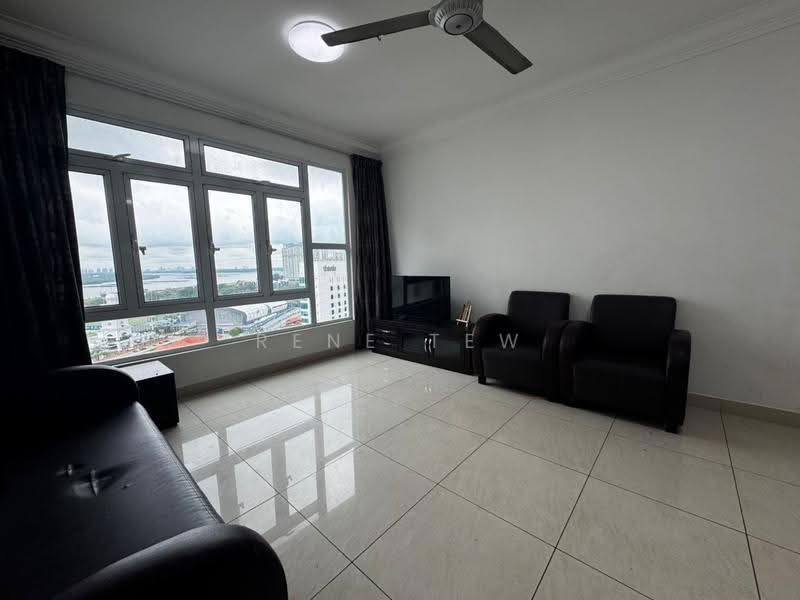 Kediaman Servis untuk Disewa di Pangsapuri Tanah Emas (Golden Sands) - Rene Tew - Living Room - PropertyGuru.com.my