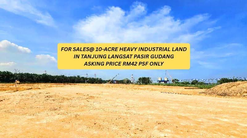 Tanah Perindustrian untuk Dijual di Kawasan Perindustrian Tanjung Langsat (Pasir Gudang) - K S Ong - PropertyGuru.com.my