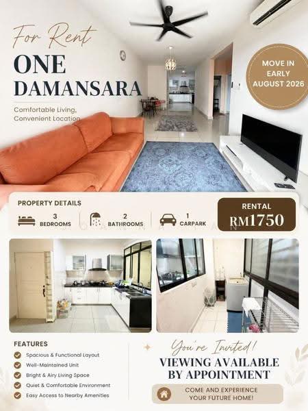 Kondominium untuk Disewa di One Damansara - Joanna Tan - PropertyGuru.com.my