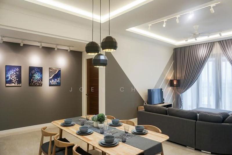 Kediaman Servis untuk Disewa di The Astaka @ 1 Bukit Senyum - Joey Chin - Dining Room - PropertyGuru.com.my