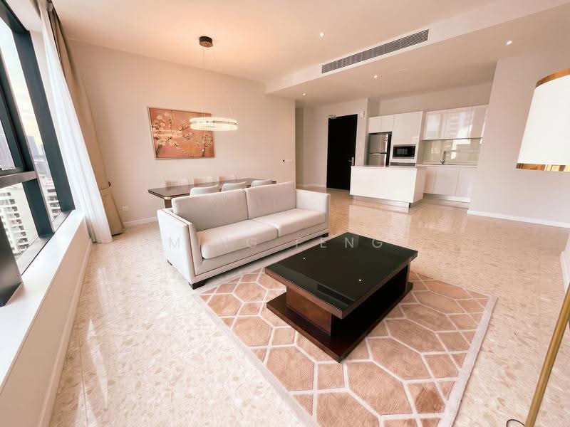 Service Residence for Rent at Pavilion Ceylon Hill - Ming Feng - Living Room - PropertyGuru.com.my