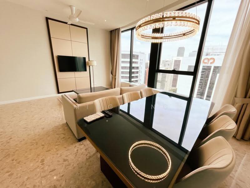 Service Residence for Rent at Pavilion Ceylon Hill - Ming Feng - Living Room - PropertyGuru.com.my