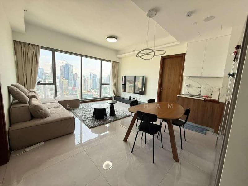 Kediaman Servis untuk Dijual di Core Residence @ TRX - Ethan Tham - Living Room - PropertyGuru.com.my
