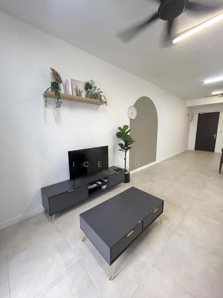 Kediaman Servis untuk Disewa di Sky Meridien - Alice Tong - Living Room - PropertyGuru.com.my