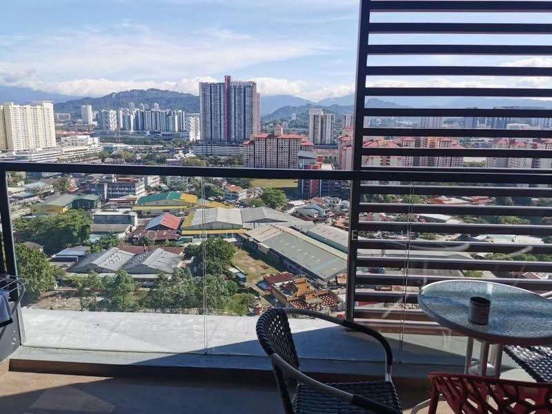 Kondominium untuk Disewa di Bennington Residences @ SkyArena - Joshua Cheah - Balcony - PropertyGuru.com.my