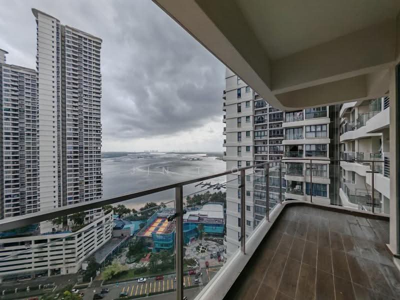 Kondominium untuk Dijual di Amberside @ Country Garden Danga Bay - Jin Teok - Balcony - PropertyGuru.com.my