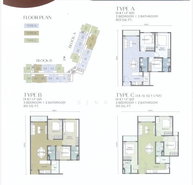 Condominium for Sale at RV2 Residence (Riverville Residences 2) - Yee Seng Yeo - PropertyGuru.com.my
